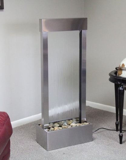 Floor fountain with river design