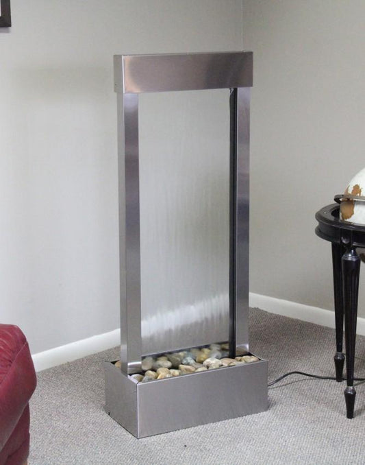 Floor fountain with river design