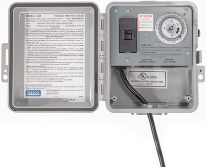 Kasco Marine Timer: C-25 Control Panel for 120V