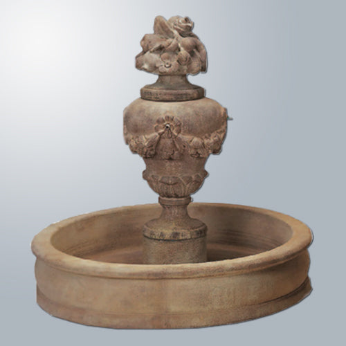 Outdoor water fountain for garden or patio