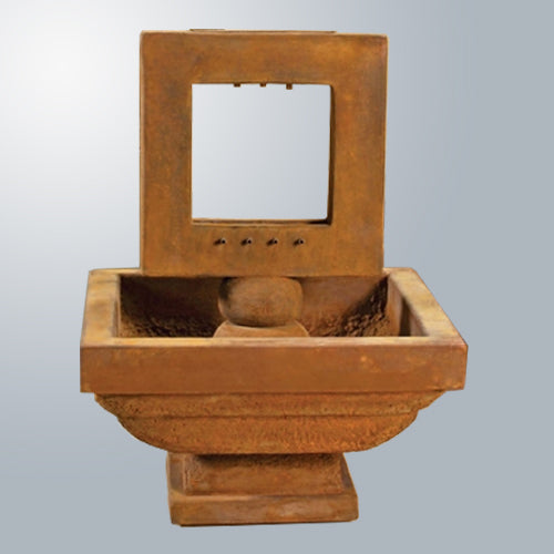 Image of a modern square water feature