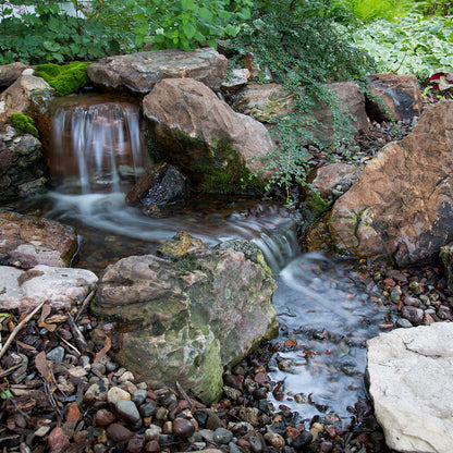 Image of a do it yourself backyard waterfall kit