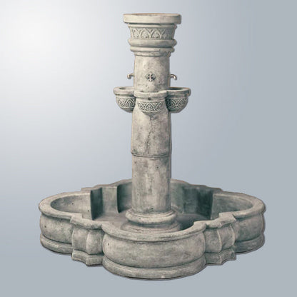 Outdoor water fountain for garden or patio