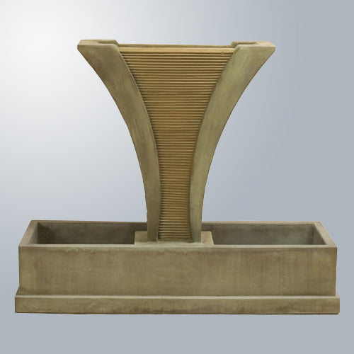 Diesse fountain with central water flow
