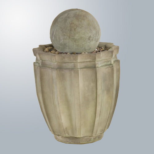 Image of a multi sphere water feature