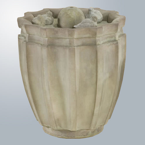 Dodici style bird bath fountain for garden
