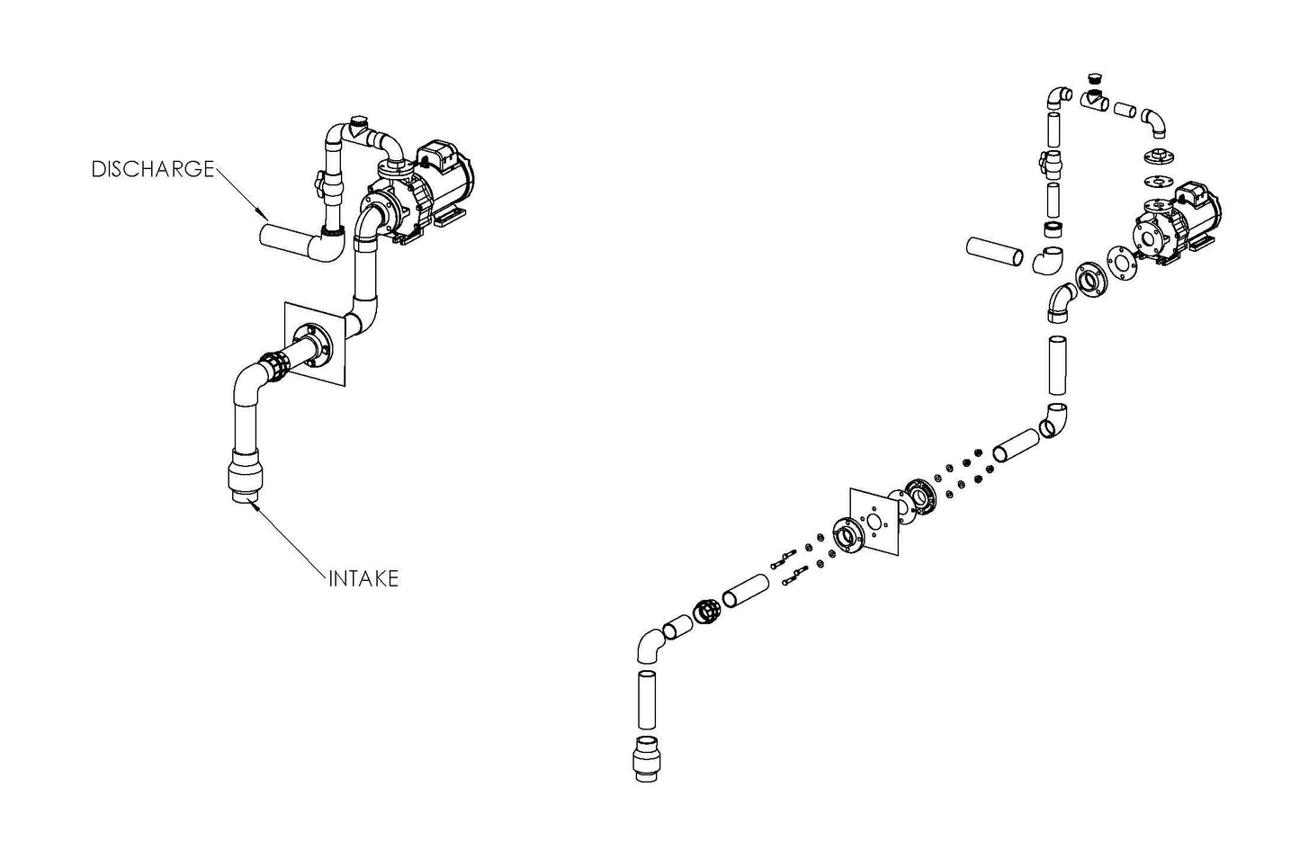 EXT Pump Plumbing Kit