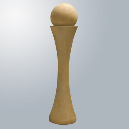 Image of a sphere shaped water feature