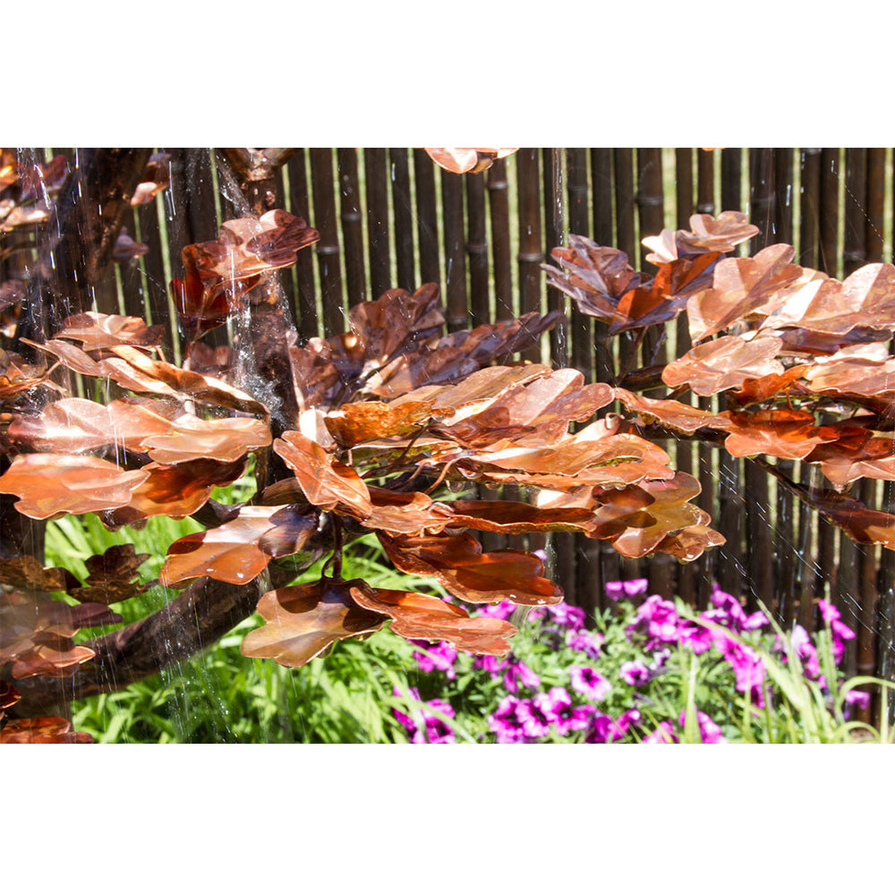 70" Copper Extra Tall Maple Tree Garden Fountain