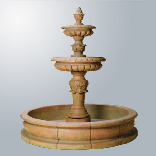 Outdoor water fountain for ponds