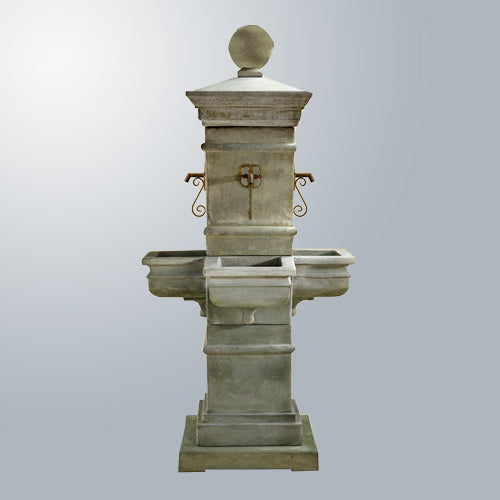 Provenza style outdoor water feature