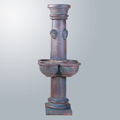 Outdoor water fountain for four seasons