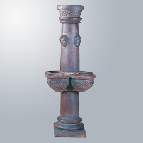 Outdoor water fountain for four seasons