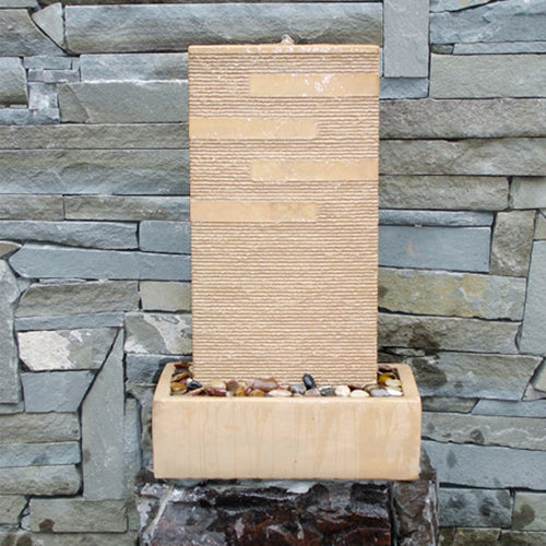 Image of a grooved fountain.