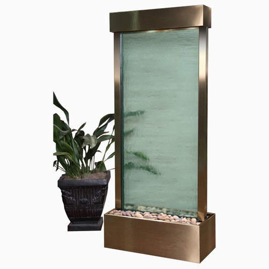 Harmony River Floor Fountain with Center Mount