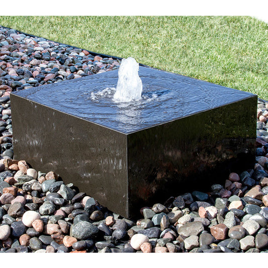 Basalt stone outdoor fountain