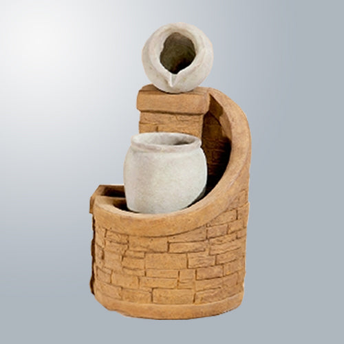Tabletop fountain featuring a jug design