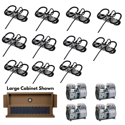 Kasco - Robust-Aire Diffused Aeration System - 11 Diffusers Unit with Large Cabinet System