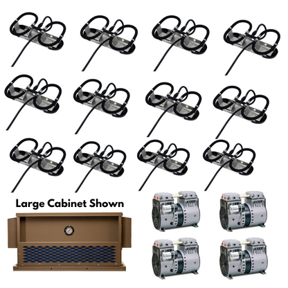 Kasco - Robust-Aire Diffused Aeration System - 12 Diffusers Unit with Large Cabinet System
