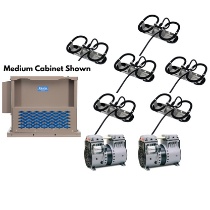 Kasco - Robust-Aire Diffused Aeration System - 6 Diffusers Unit with Medium Cabinet System
