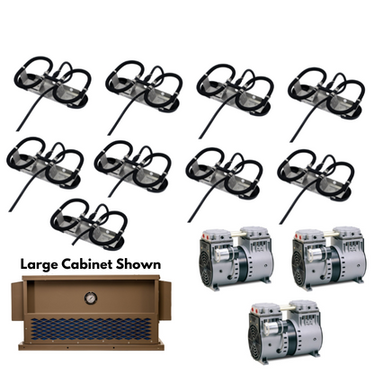 Kasco - Robust-Aire Diffused Aeration System - 9 Diffusers Unit with Large Cabinet System