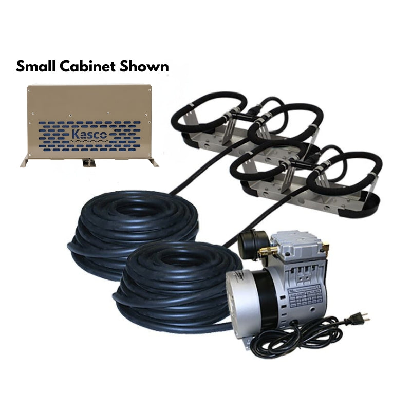 Kasco Robust-Aire Diffused Aeration System - 2 Diffusers Unit with Small Cabinet System