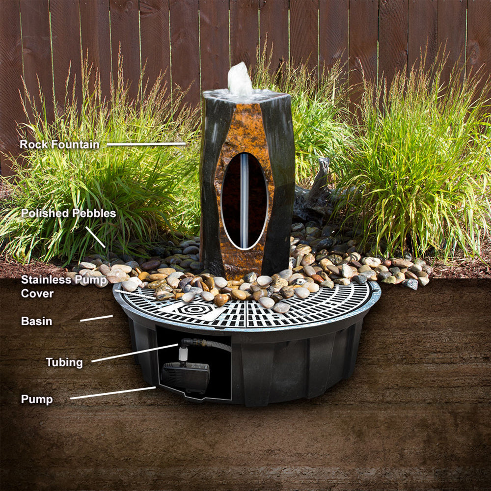 Keki Stone Outdoor Fountain