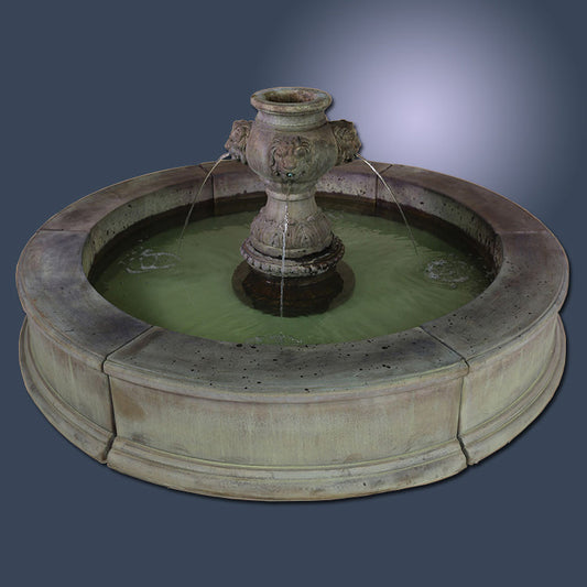Easy pond fountain for Madrid Leones