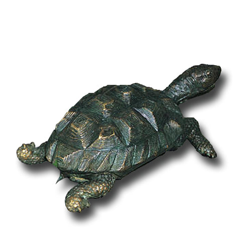 Brass Baron Medium Turtle Garden | Garden Accent