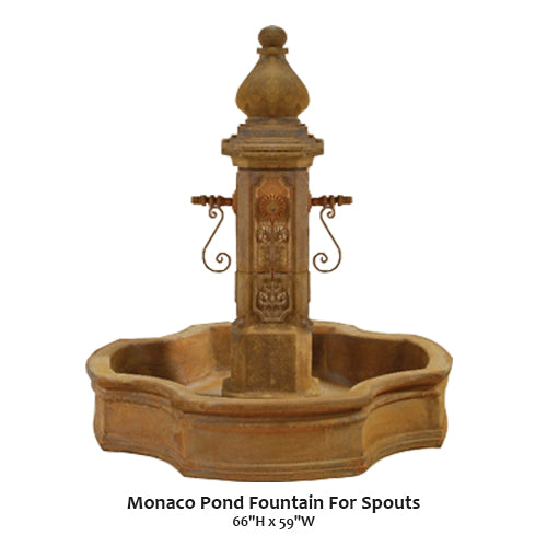 Pond fountain accessory for spouts