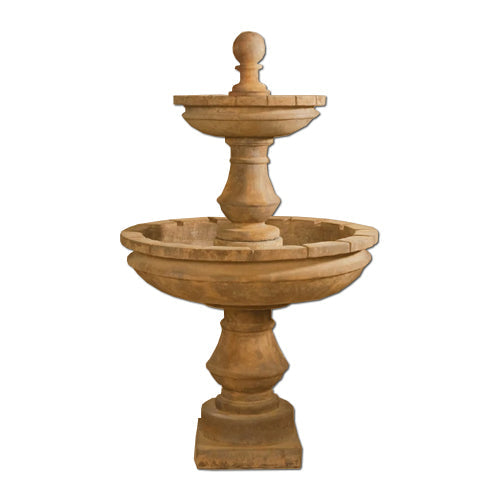 Large two tier fountain for outdoor garden or patio