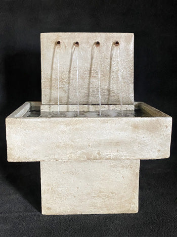 Modern water fountain for indoor or outdoor use