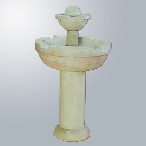 Image of a garden water fountain