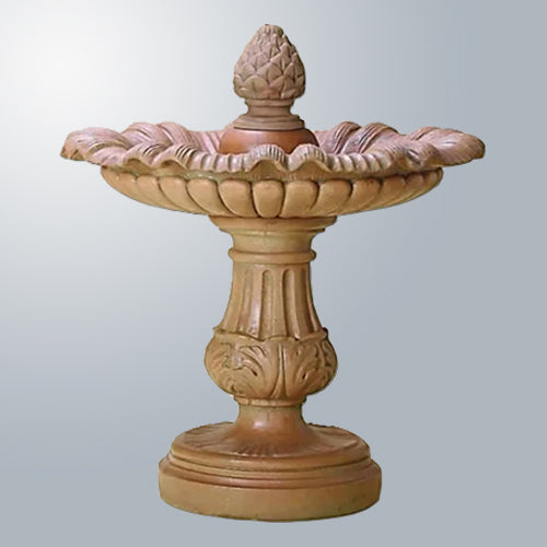 Pineapple shaped garden water feature