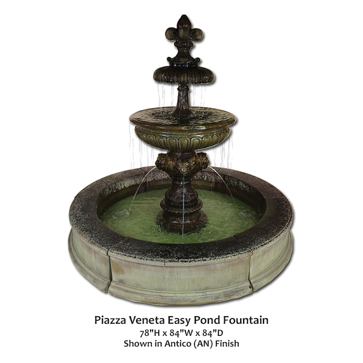 Piazza Veneta Easy Pond Fountain