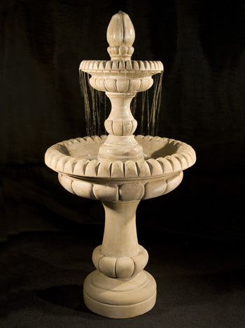 Small tiered garden fountain