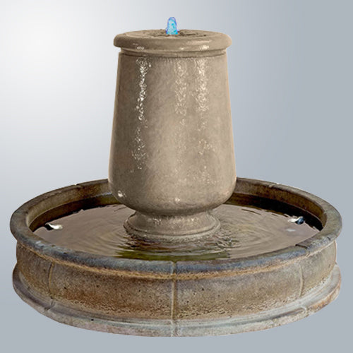 Urna fountain with 51 inch pond water feature