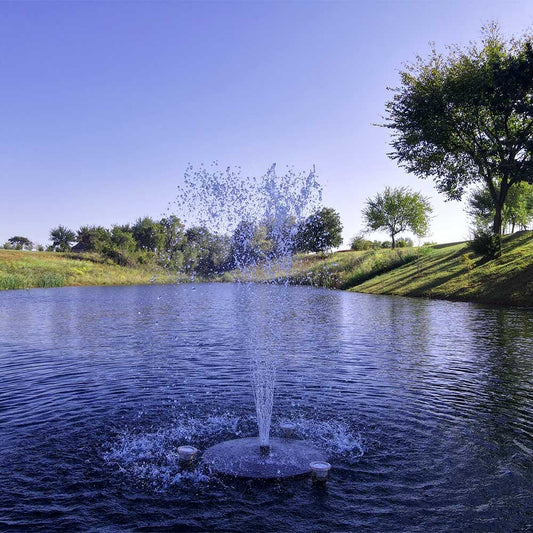 PondSelect Classic Mini Series Pond Fountain - Trumpet Spray Pattern