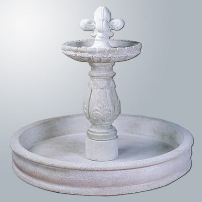 Outdoor water fountain for ponds