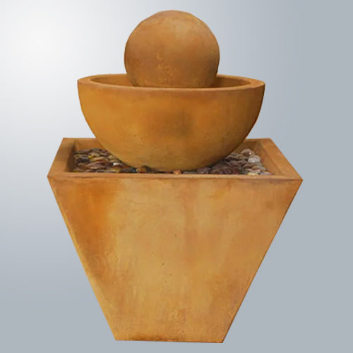 Image of a decorative water feature.