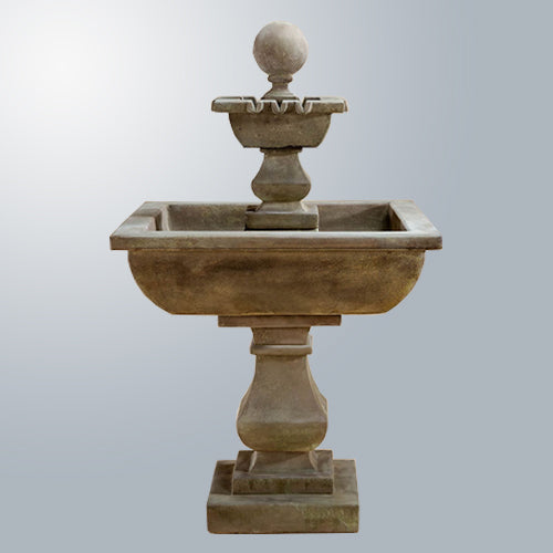 Image of a square outdoor water feature.
