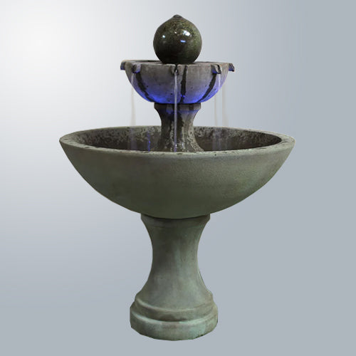 Image of a two tier fountain
