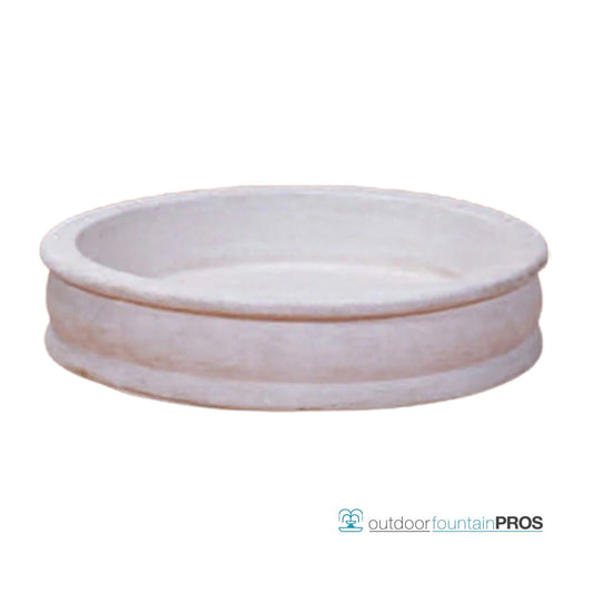 Image of a round basin fountain by Giannini