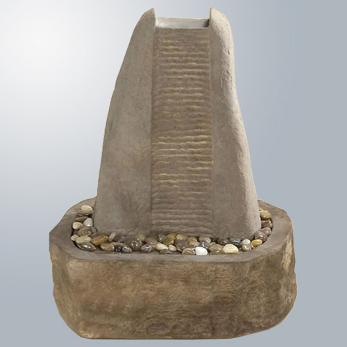 image of a rustic ridge style fountain