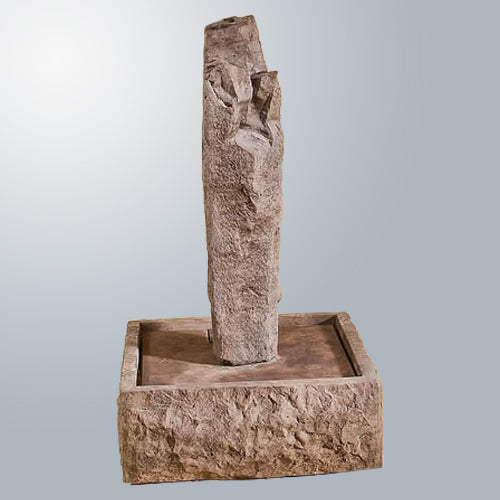 Large rock fountain for outdoor garden or patio