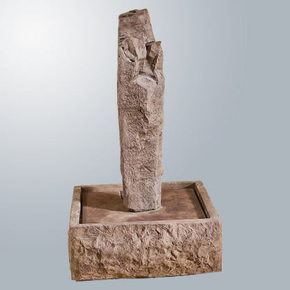 Large rock fountain for outdoor garden or patio