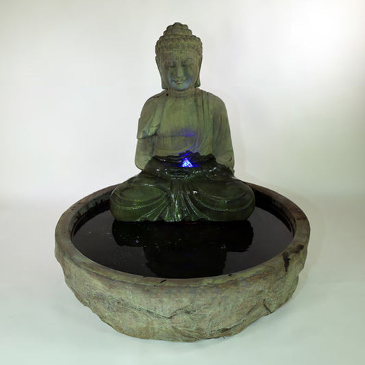 Buddha fountain Serene Basalt