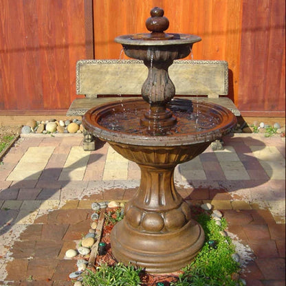 Outdoor water feature for garden or patio