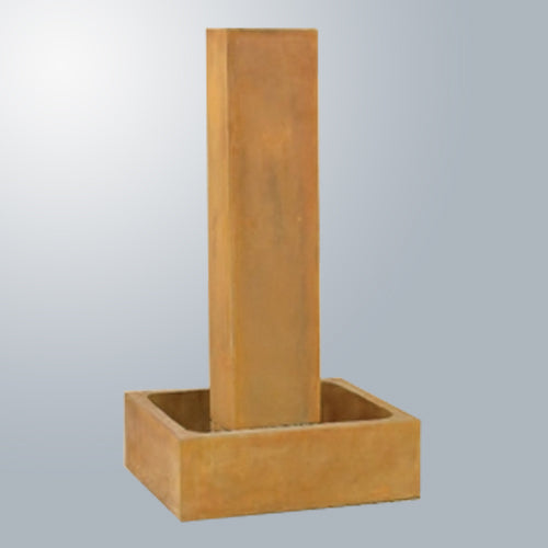 Tall smooth fountain without a ball feature