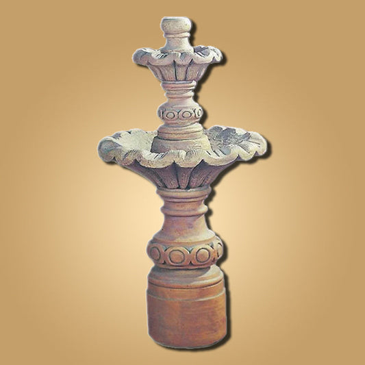 Image of a Spanish style garden fountain